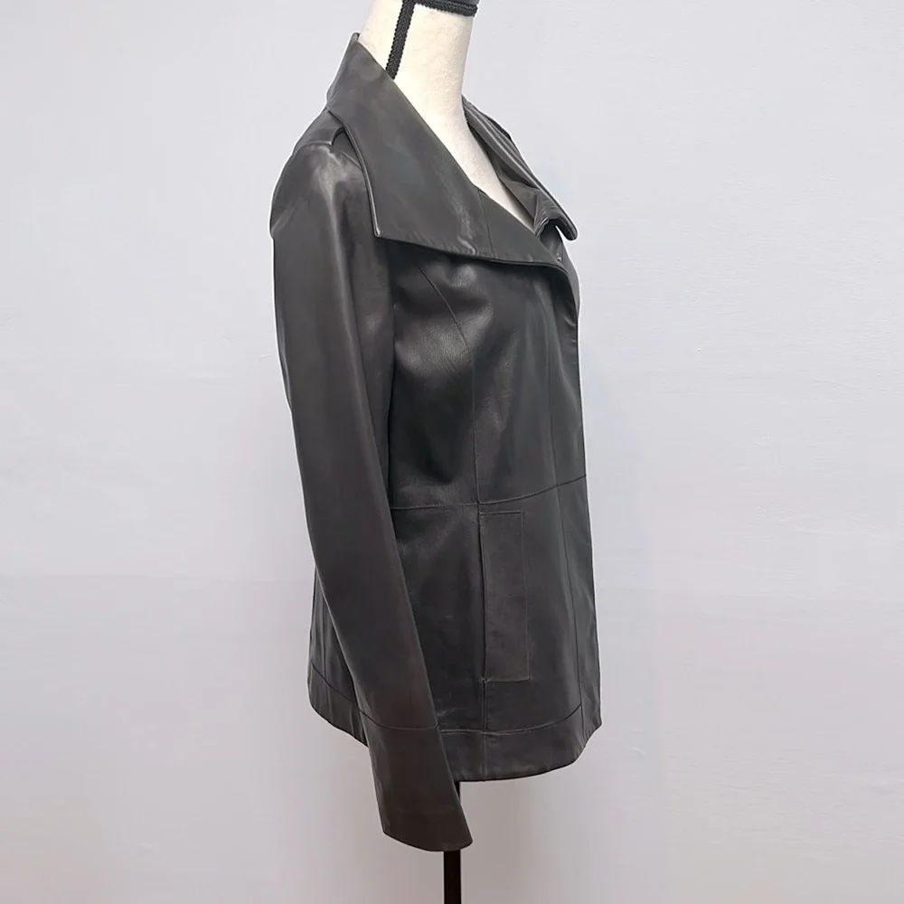Cole Haan Lamb Leather Jacket
